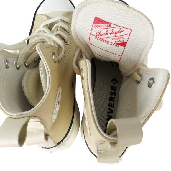 Converse Run Star Hike High Earthy Tones Light Twine Chunky Platform Sneakers 5 - Picture 10 of 12